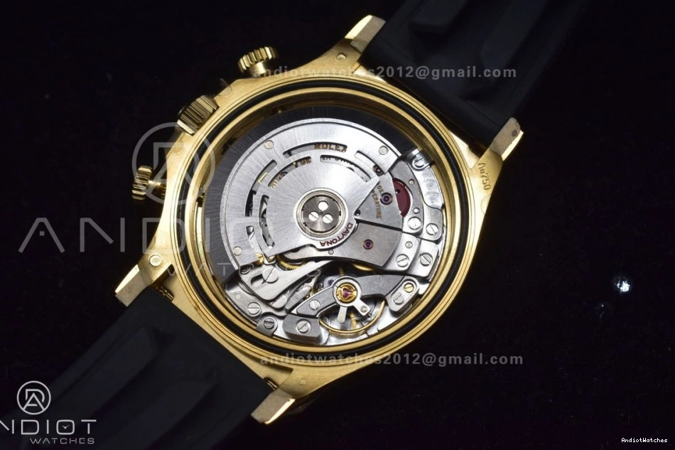 V Diamonds Clean 1:1 Edition Best SA4130 Dial Oysterflex Daytona on Timeless Black Strap Rubber 416 116518 0125